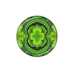 Green Clover Hat Clip Ball Marker