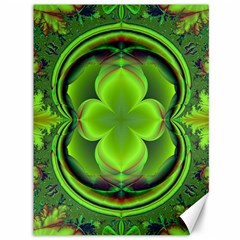 Green Clover Canvas 36  X 48  