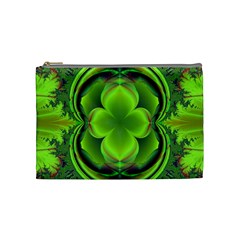 Green Clover Cosmetic Bag (medium) 