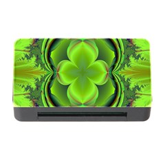 Green Clover Memory Card Reader With Cf by Delasel