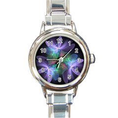 Ethereal Flowers Round Italian Charm Watches