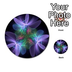 Ethereal Flowers Multi-purpose Cards (round)  by Delasel