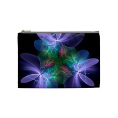 Ethereal Flowers Cosmetic Bag (medium)  by Delasel