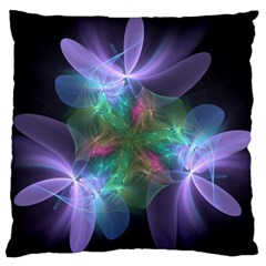 Ethereal Flowers Standard Flano Cushion Cases (two Sides)  by Delasel