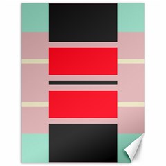 Rectangles In Retro Colors  			canvas 12  X 16  by LalyLauraFLM