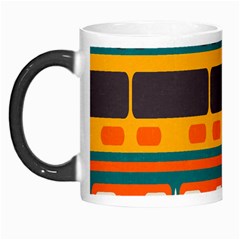 Rectangles In Retro Colors Texture Morph Mug by LalyLauraFLM