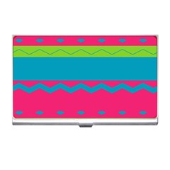 Chevrons And Stripes  			business Card Holder by LalyLauraFLM