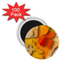 Red Spot 1 75  Magnets (100 Pack)  by hennigdesign