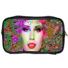 Flowers In Your Hair Toiletries Bags by icarusismartdesigns