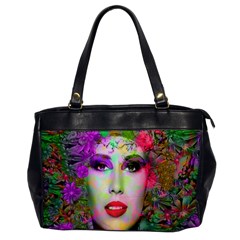 Flowers In Your Hair Office Handbags by icarusismartdesigns