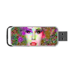 Flowers In Your Hair Portable Usb Flash (two Sides) by icarusismartdesigns