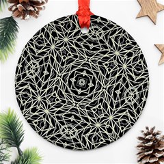 Polygons Pattern Print Ornament (round)  by dflcprints