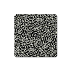 Polygons Pattern Print Square Magnet by dflcprints