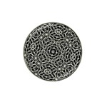 Polygons Pattern Print Hat Clip Ball Marker Front