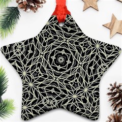 Polygons Pattern Print Star Ornament (two Sides)  by dflcprints