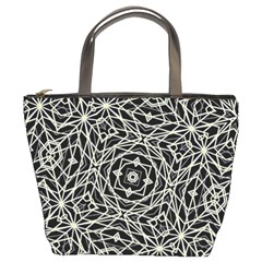 Polygons Pattern Print Bucket Bags by dflcprints