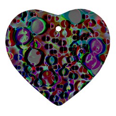 A Dream Of Bubbles 2 Heart Ornament (2 Sides) by sirhowardlee