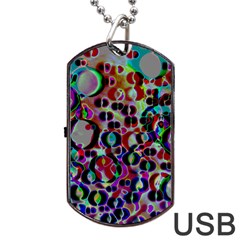 A Dream Of Bubbles 2 Dog Tag Usb Flash (one Side) by sirhowardlee