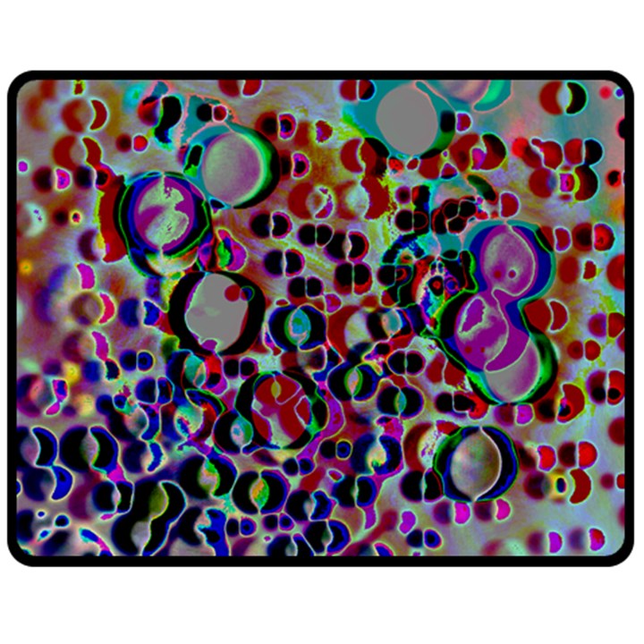 A dream of bubbles 2 Double Sided Fleece Blanket (Medium) 