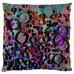 A Dream Of Bubbles 2 Large Flano Cushion Cases (two Sides)  by sirhowardlee