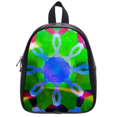 Mandala Image School Bag (small) by sirhowardlee