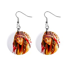 Indian 26 Mini Button Earrings by indianwarrior