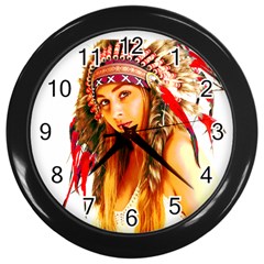 Indian 26 Wall Clocks (black)