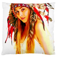 Indian 26 Large Cushion Case (two Sides) by indianwarrior