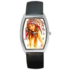 Indian 26 Barrel Style Metal Watch by indianwarrior