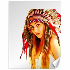 Indian 26 Canvas 18  X 24   by indianwarrior