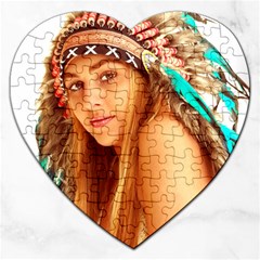 Indian 27 Jigsaw Puzzle (heart) by indianwarrior