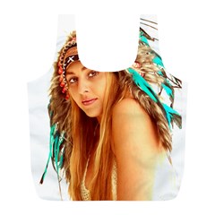 Indian 27 Full Print Recycle Bags (l)  by indianwarrior