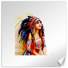 Indian 22 Canvas 16  X 16   by indianwarrior