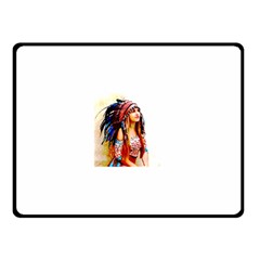 Indian 22 Double Sided Fleece Blanket (small) 