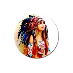 Indian 22 Magnet 3  (round) by indianwarrior