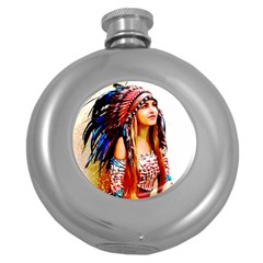 Indian 22 Round Hip Flask (5 Oz)