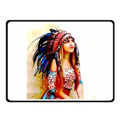 Indian 22 Fleece Blanket (small) by indianwarrior