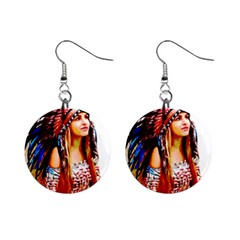 Indian 22 Mini Button Earrings by indianwarrior