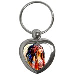 Indian 22 Key Chains (Heart)  Front