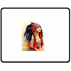 Indian 22 Fleece Blanket (medium)  by indianwarrior