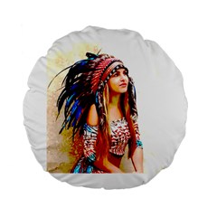 Indian 22 Standard 15  Premium Round Cushions by indianwarrior