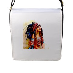 Indian 22 Flap Messenger Bag (l)  by indianwarrior