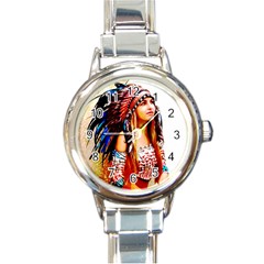 Indian 22 Round Italian Charm Watch by indianwarrior