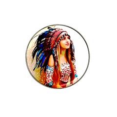 Indian 22 Hat Clip Ball Marker by indianwarrior