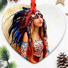 Indian 21 Ornament (heart)  by indianwarrior