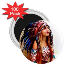 Indian 21 2 25  Magnets (100 Pack)  by indianwarrior