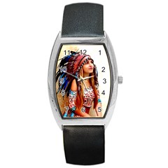 Indian 21 Barrel Style Metal Watch by indianwarrior