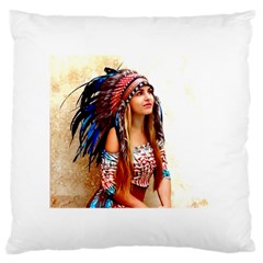 Indian 21 Large Cushion Case (two Sides) by indianwarrior