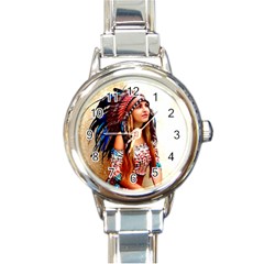 Indian 21 Round Italian Charm Watch by indianwarrior