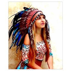 Indian 21 Drawstring Bag (small) by indianwarrior